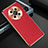 Custodia Lusso Pelle Cover K03 per Huawei Mate 40E 4G Rosso