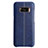 Custodia Lusso Pelle Cover L01 per Samsung Galaxy S8 Plus Blu