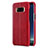 Custodia Lusso Pelle Cover L01 per Samsung Galaxy S8 Plus Rosso