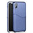 Custodia Lusso Pelle Cover L05 per Apple iPhone X Blu