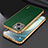 Custodia Lusso Pelle Cover LD3 per Apple iPhone 13 Verde