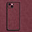 Custodia Lusso Pelle Cover LS1 per Apple iPhone 14 Rosso