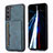 Custodia Lusso Pelle Cover M03T per Samsung Galaxy S22 Plus 5G Blu