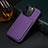 Custodia Lusso Pelle Cover MT4 per Apple iPhone 14 Pro Max Viola