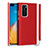 Custodia Lusso Pelle Cover N01 per Huawei P40 Rosso