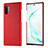 Custodia Lusso Pelle Cover P01 per Samsung Galaxy Note 10 Plus Rosso