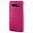 Custodia Lusso Pelle Cover P02 per Samsung Galaxy S10 Plus Rosa Caldo