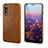 Custodia Lusso Pelle Cover P03 per Huawei P20 Pro Marrone