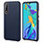 Custodia Lusso Pelle Cover P03 per Huawei P30 Blu