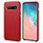 Custodia Lusso Pelle Cover P03 per Samsung Galaxy S10 5G Rosso