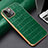 Custodia Lusso Pelle Cover per Apple iPhone 14 Plus Verde