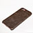 Custodia Lusso Pelle Cover per Apple iPhone 8 Marrone