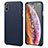 Custodia Lusso Pelle Cover per Apple iPhone XR Blu