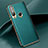 Custodia Lusso Pelle Cover per Huawei Enjoy 10 Plus Verde