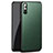 Custodia Lusso Pelle Cover per Huawei Enjoy 10e Verde