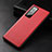 Custodia Lusso Pelle Cover per Huawei Enjoy Z 5G Rosso