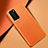 Custodia Lusso Pelle Cover per Huawei P40 Arancione