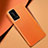 Custodia Lusso Pelle Cover per Huawei P40 Pro+ Plus Arancione
