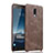 Custodia Lusso Pelle Cover per Samsung Galaxy C8 C710F Marrone