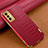 Custodia Lusso Pelle Cover per Samsung Galaxy M23 5G Rosso