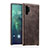 Custodia Lusso Pelle Cover per Samsung Galaxy Note 10 Plus 5G Marrone