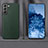 Custodia Lusso Pelle Cover per Samsung Galaxy S22 5G Verde
