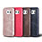 Custodia Lusso Pelle Cover per Samsung Galaxy S7 Edge G935F