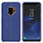 Custodia Lusso Pelle Cover per Samsung Galaxy S9 Blu