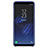 Custodia Lusso Pelle Cover per Samsung Galaxy S9 Blu