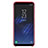 Custodia Lusso Pelle Cover per Samsung Galaxy S9 Plus Rosso