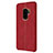 Custodia Lusso Pelle Cover per Samsung Galaxy S9 Plus Rosso