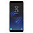 Custodia Lusso Pelle Cover per Samsung Galaxy S9 Rosso