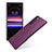 Custodia Lusso Pelle Cover per Sony Xperia 5 Viola