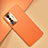 Custodia Lusso Pelle Cover per Vivo X50 5G Arancione