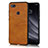 Custodia Lusso Pelle Cover per Xiaomi Mi 8 Lite Arancione