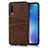 Custodia Lusso Pelle Cover per Xiaomi Mi 9 Marrone