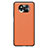 Custodia Lusso Pelle Cover QK1 per Xiaomi Poco X3 NFC Arancione