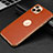 Custodia Lusso Pelle Cover R01 per Apple iPhone 11 Pro Max Arancione