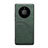 Custodia Lusso Pelle Cover R01 per Huawei Mate 40 Pro+ Plus Verde Notte