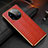 Custodia Lusso Pelle Cover R01 per Huawei Mate 40 RS Rosso