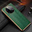 Custodia Lusso Pelle Cover R01 per Huawei Mate 40 RS Verde