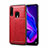 Custodia Lusso Pelle Cover R01 per Huawei P30 Lite Rosso