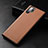 Custodia Lusso Pelle Cover R01 per Samsung Galaxy Note 10 Plus 5G Arancione