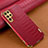 Custodia Lusso Pelle Cover R01 per Samsung Galaxy S22 Ultra 5G Rosso