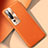 Custodia Lusso Pelle Cover R01 per Xiaomi Mi 10 Arancione