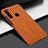 Custodia Lusso Pelle Cover R01 per Xiaomi Redmi Note 8T Arancione