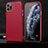 Custodia Lusso Pelle Cover R02 per Apple iPhone 11 Pro Max Rosso