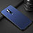 Custodia Lusso Pelle Cover R02 per OnePlus 7T Pro Blu