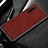 Custodia Lusso Pelle Cover R02 per Oppo Find X2 Rosso