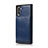 Custodia Lusso Pelle Cover R02 per Samsung Galaxy Note 10 Blu